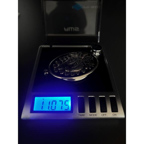 Vintage International Sterling Silver Two Turtle Doves Ornament Pendant - Picture 4 of 6